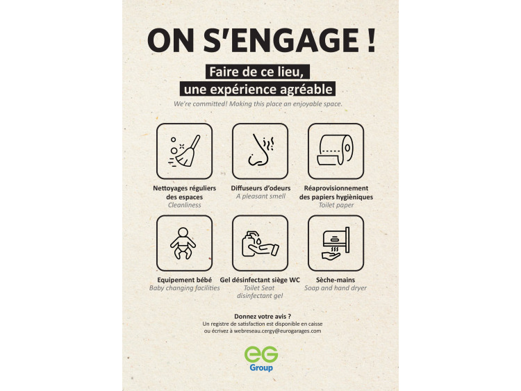 AFFICHE "ON S'ENGAGE !"