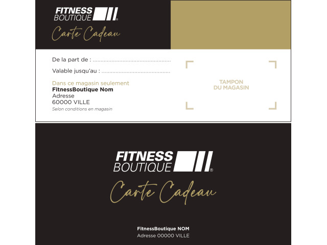 CARTE CADEAU PERSONNALISABLE