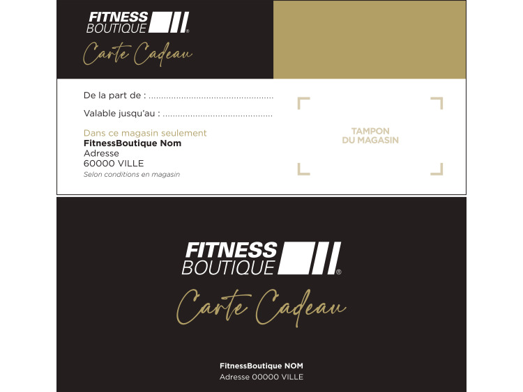 CARTE CADEAU PERSONNALISABLE