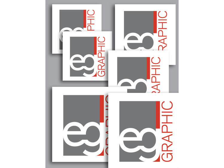 Lot de 6 stickers EGGRAPHIC