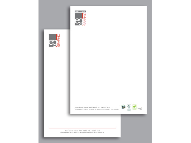 Papier en tête EGGRAPHIC